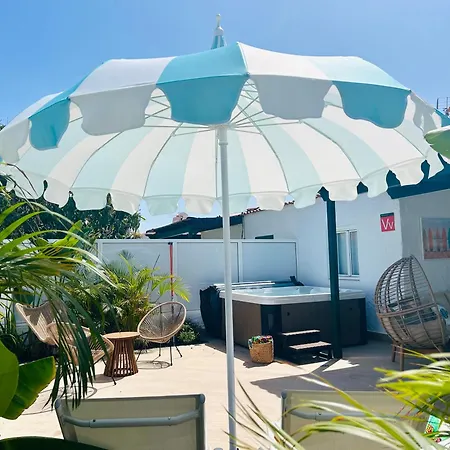 别墅 Oasis Iii The Paradise With Private Jacuzzi 普拉亚戴尔雷安格莱斯